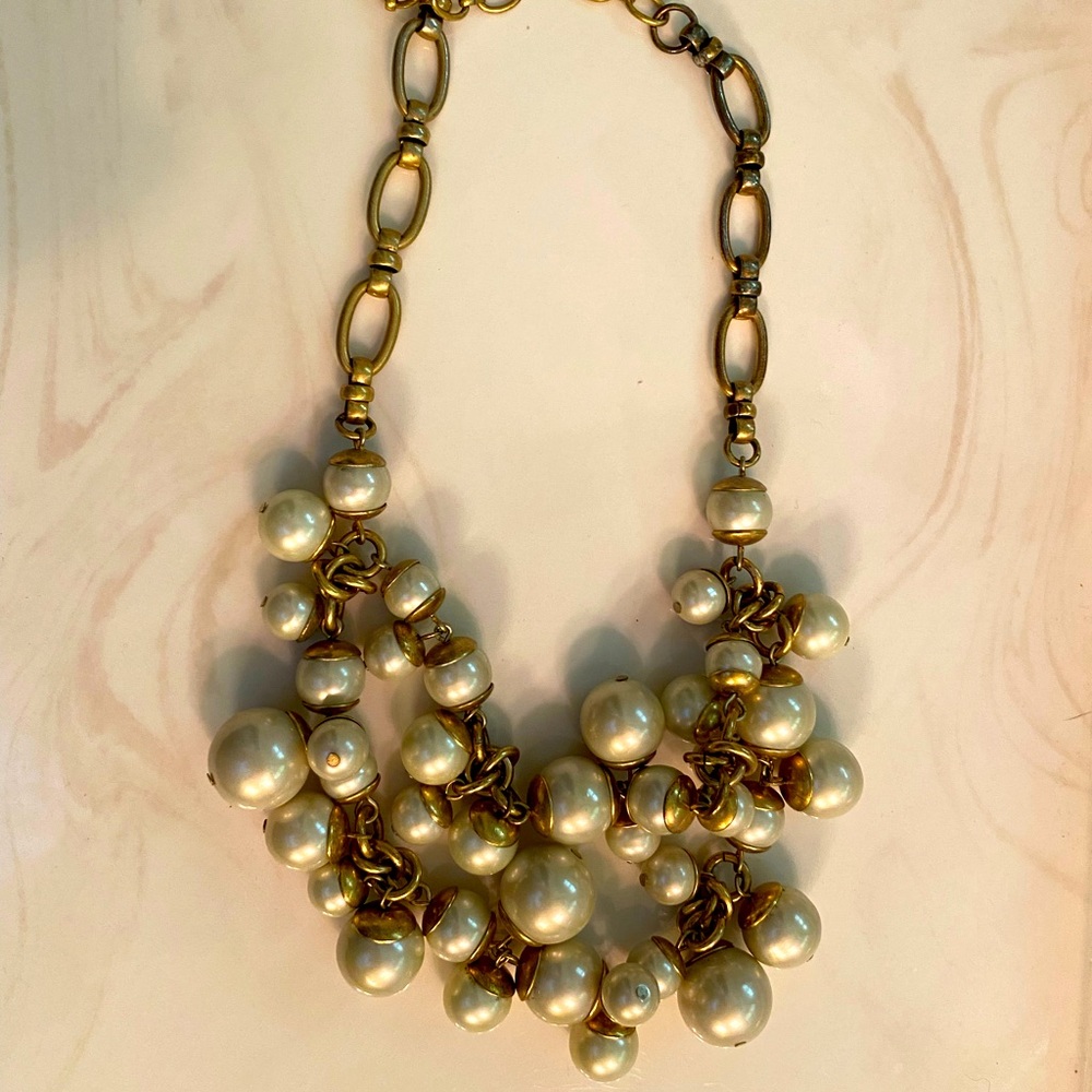 Stella & Dot Daphne Pearl Necklace